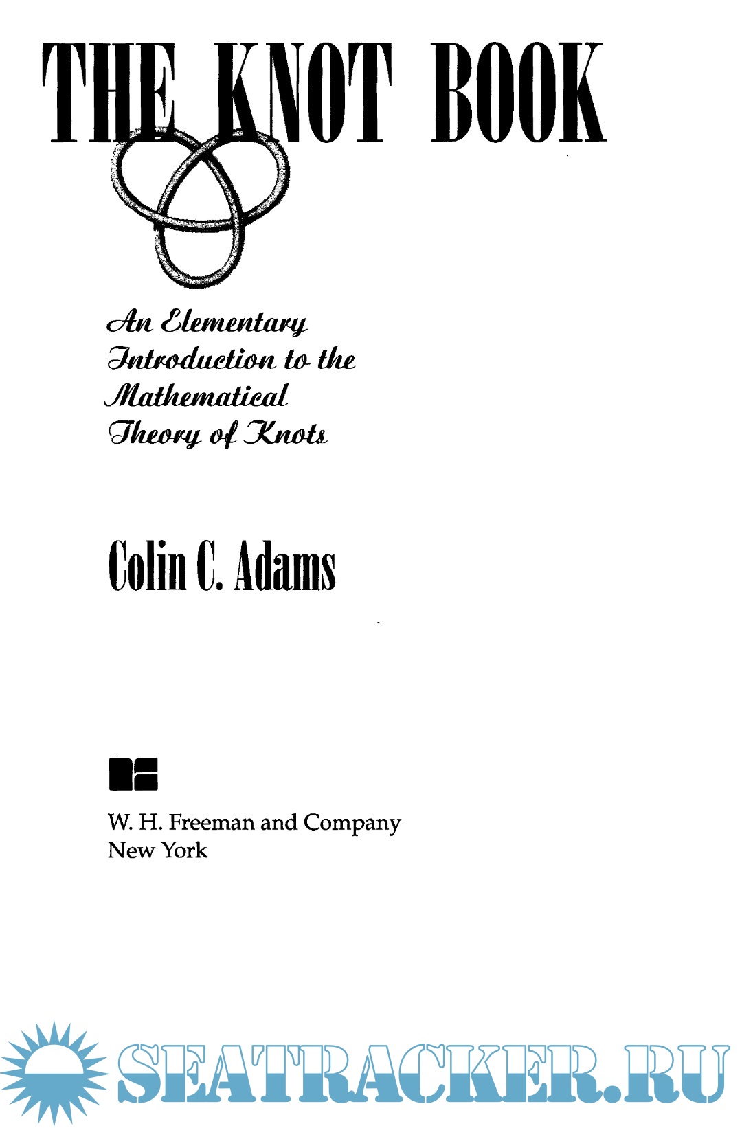 The Knot Book - Colin C. Adams [2004, PDF] › Marine Tracker