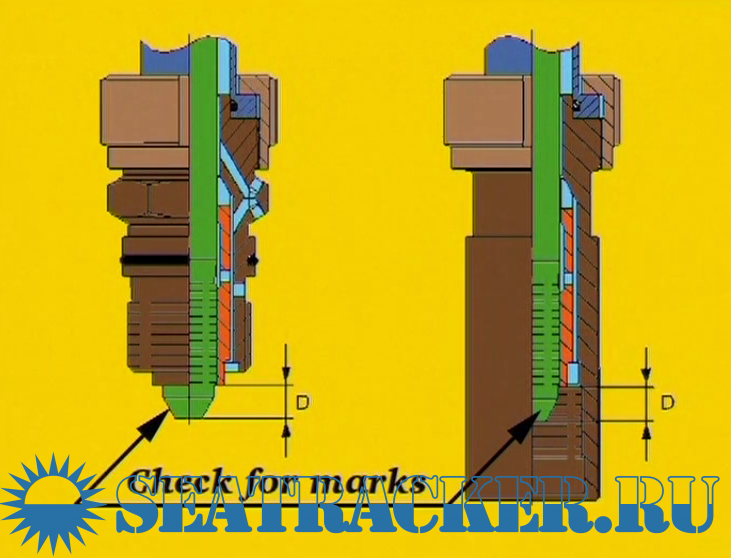 Переборка форсунок двигателей MC 5098 скользящего типа / Slide type