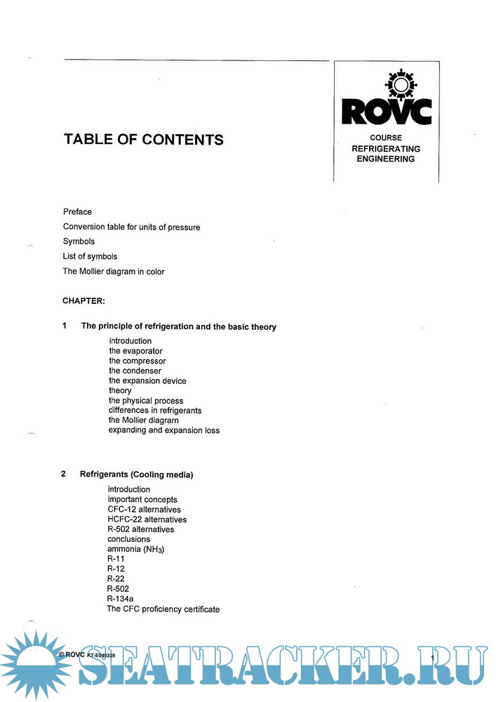 Course Refrigerating Engineering ROVC Industrial Education [20??, PDF