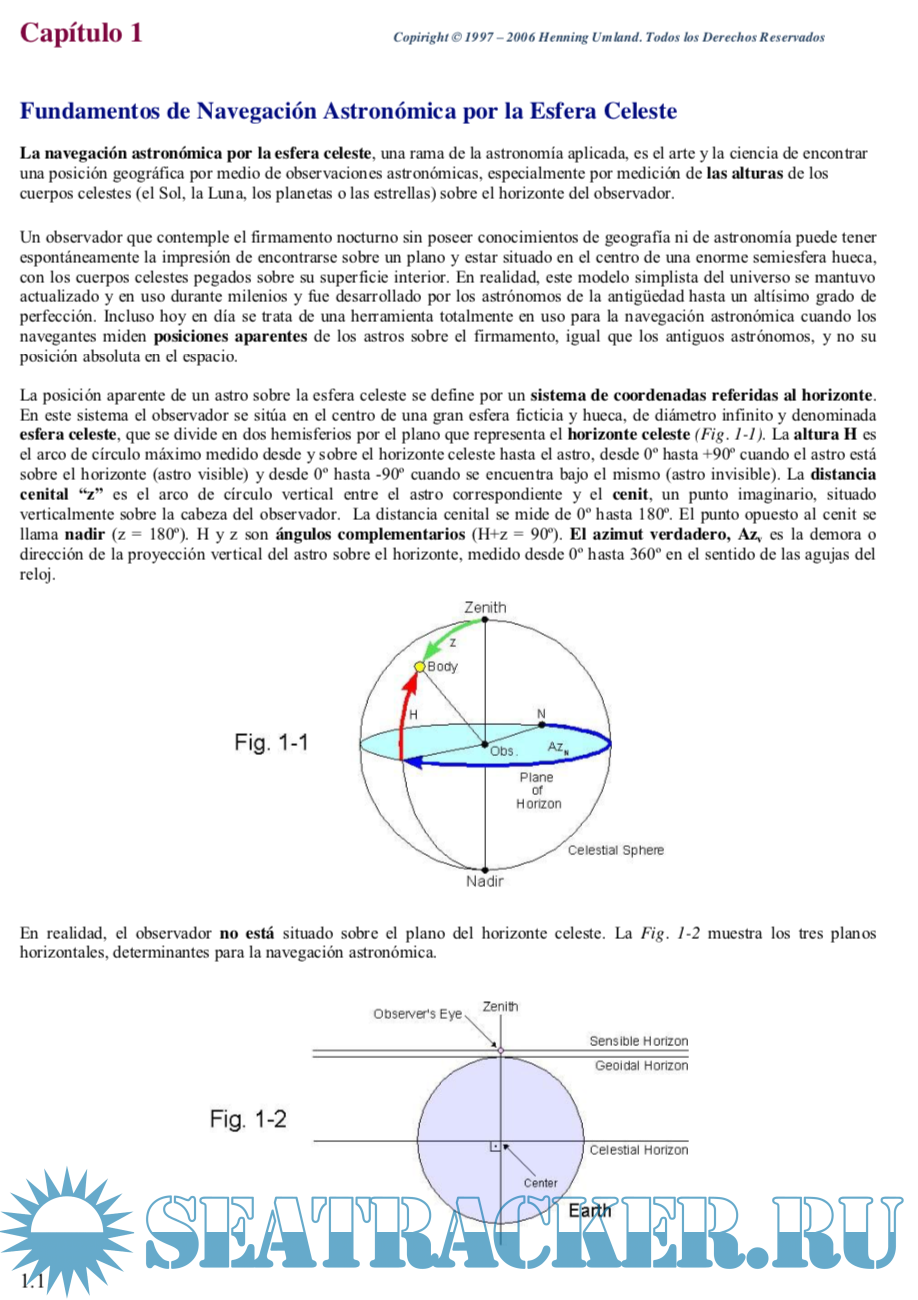 Breve Introducción a la Navegación Astronómica Henning Umland (trans