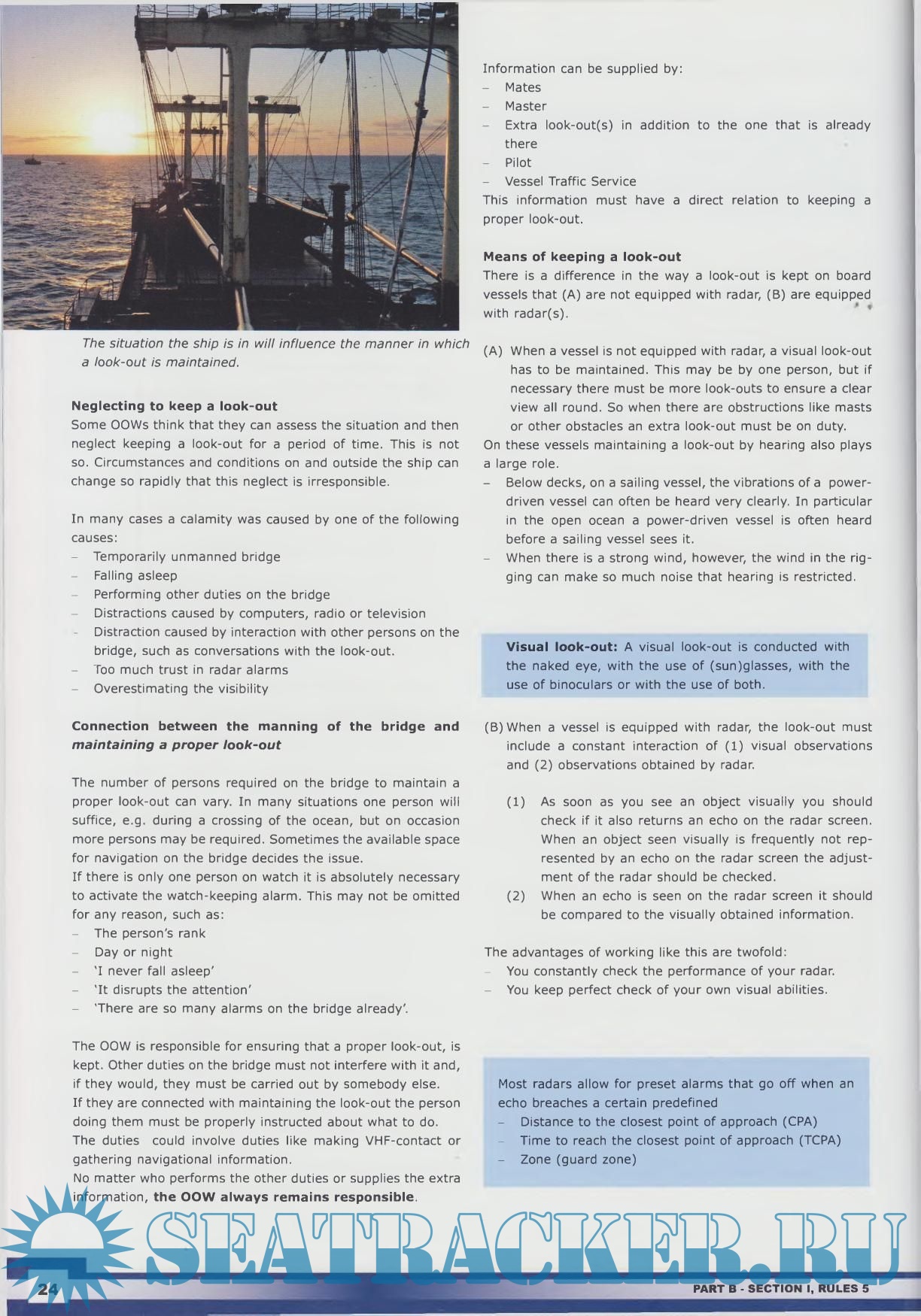 The COLREGs Guide Klaas van Dokkum [2021, PDF] › Marine Tracker