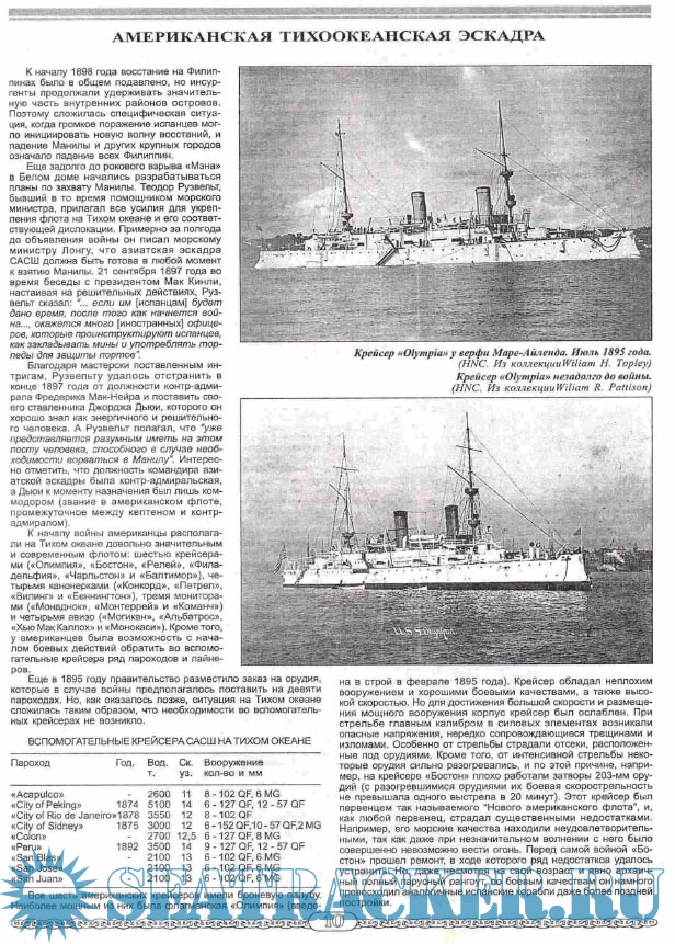 Испано-Американская война на Тихом океане. часть.1 - Митюков Н.В. [2003 ...