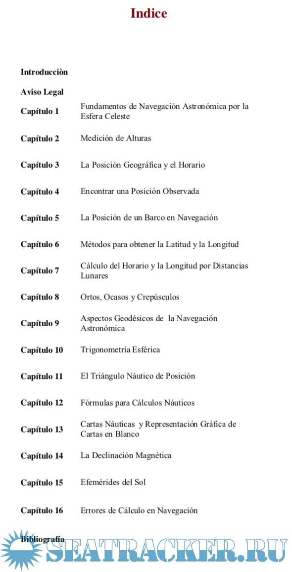 Breve Introducción a la Navegación Astronómica Henning Umland (trans