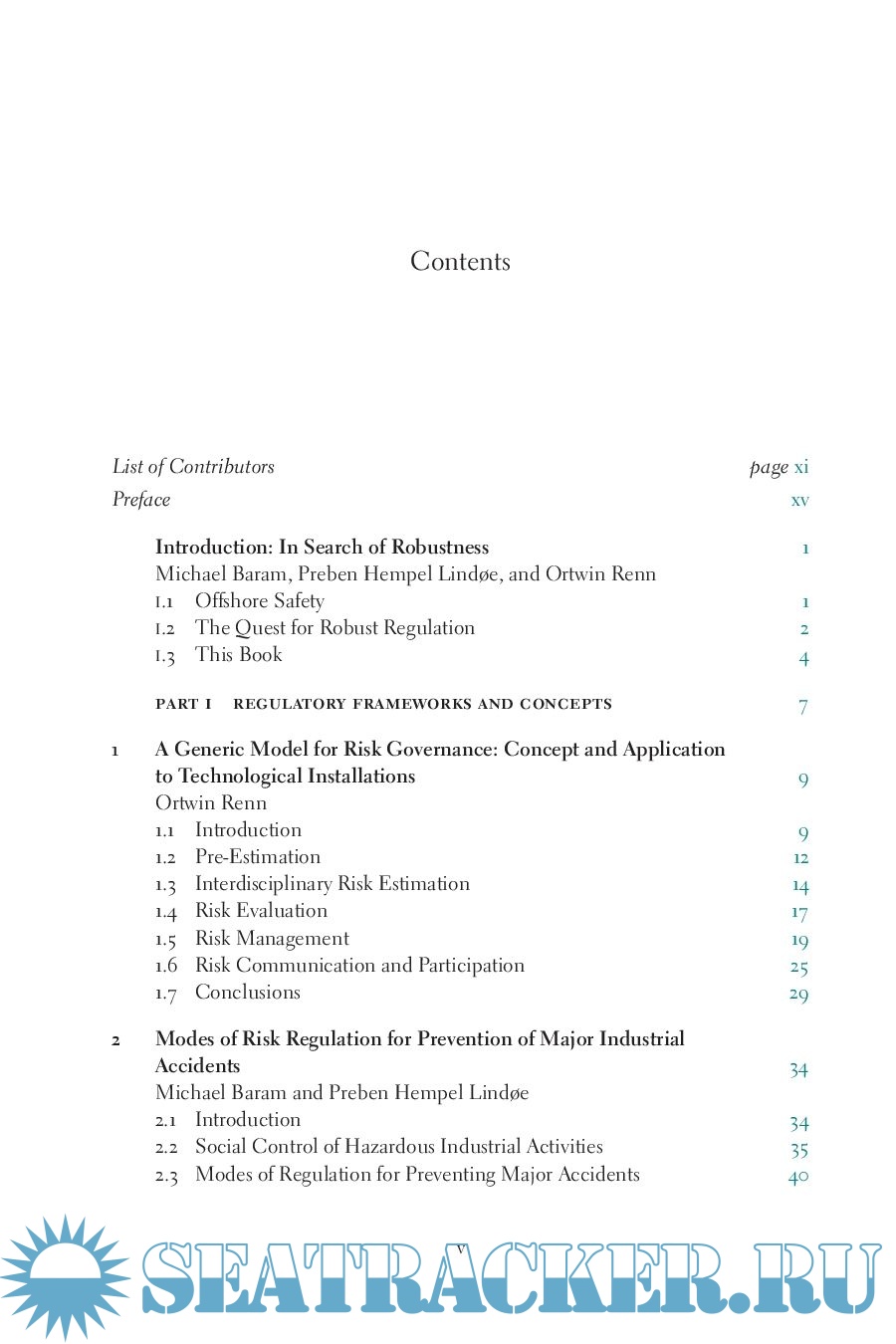 Risk Governance Of Offshore Oil And Gas Operations – DBKU