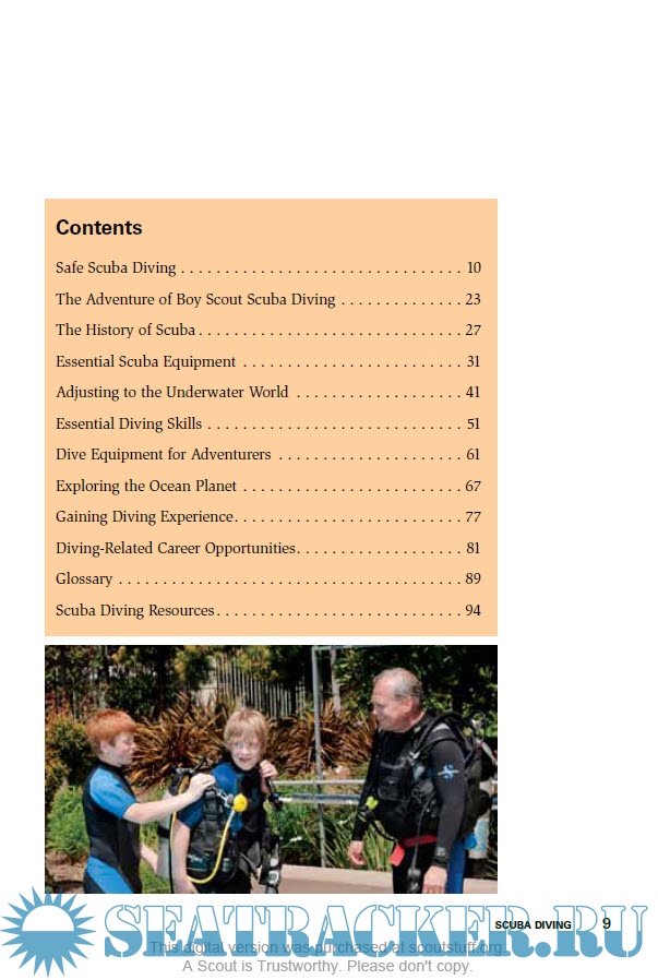Scuba Diving (Merit Badge Series) Boy Scouts of America [2011, PDF