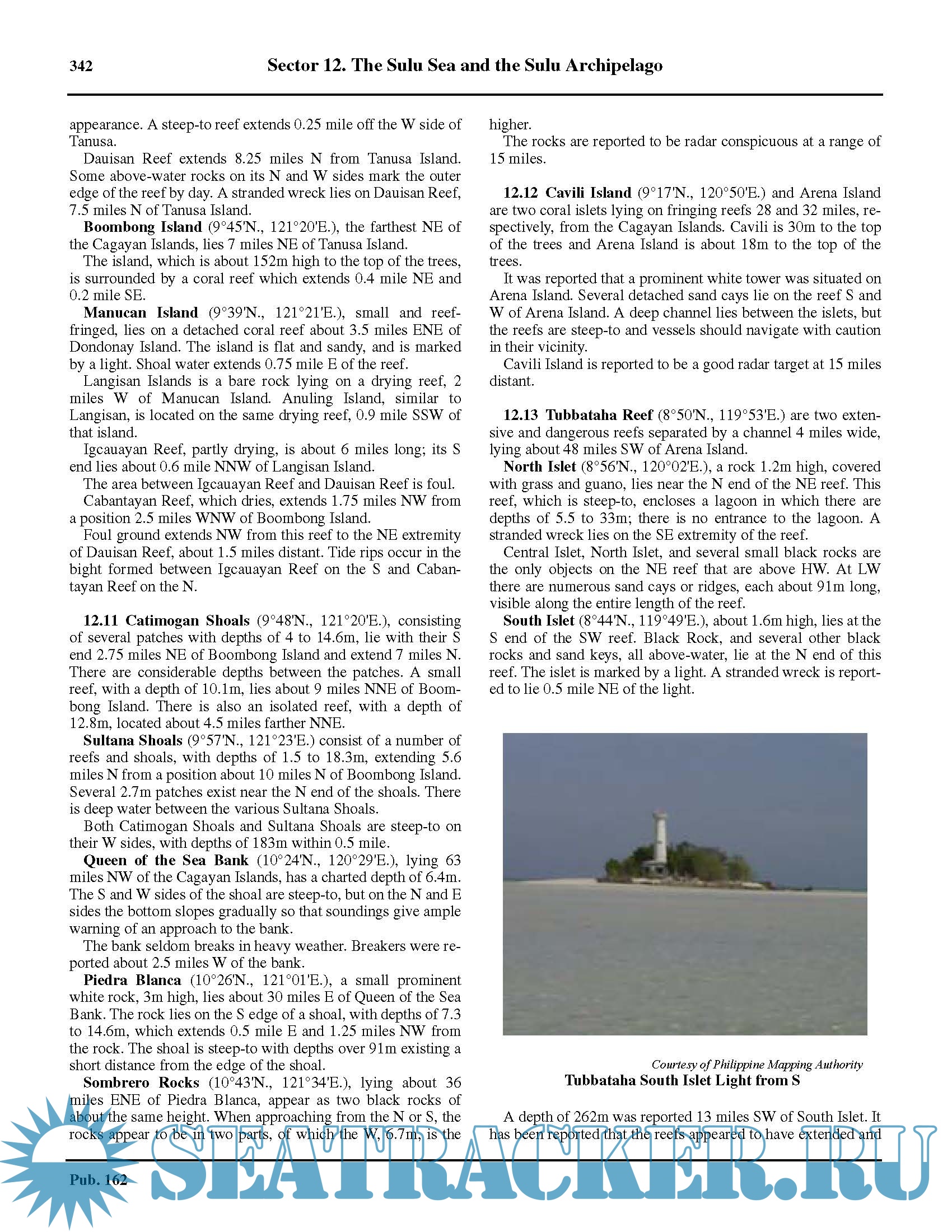 US Pub. 162 Sailing Directions (Enroute) Philippine Islands NGIA