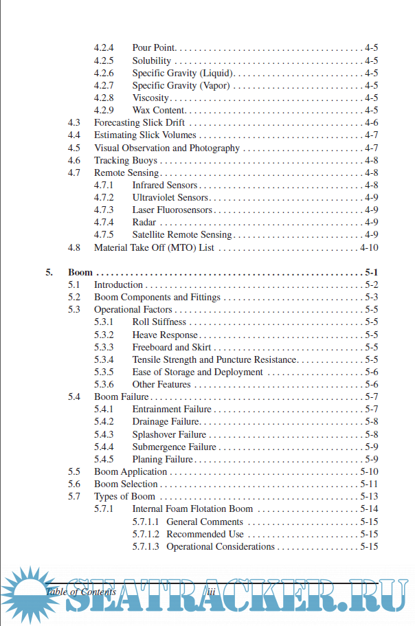 Oil Spill Response Field Manual Exxon Mobil [2008, PDF] › Marine Tracker