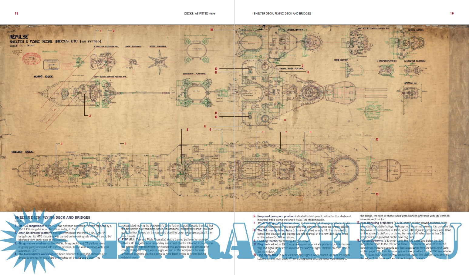 Battlecruiser Repulse: Detailed in the Original Builders' Plans - John ...