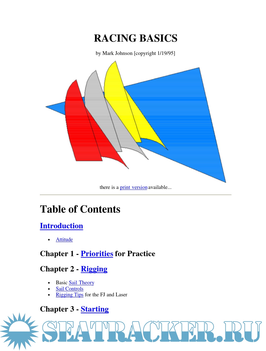 Racing basics - Johnson M. [1995, PDF] › Marine Tracker