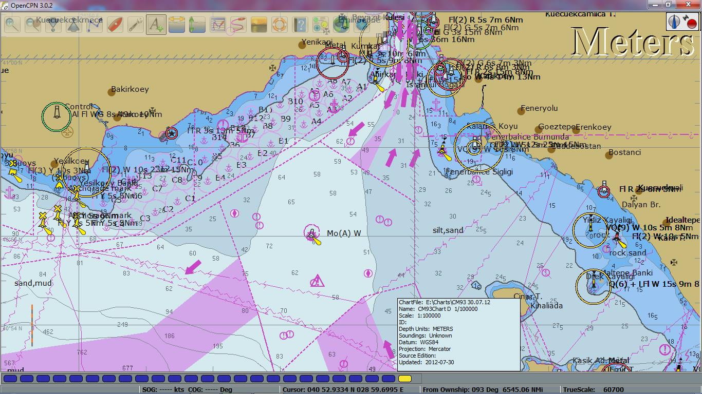 Морская навигационная карта 27047